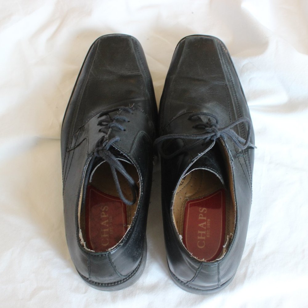 Chaps Black Dress Shoes